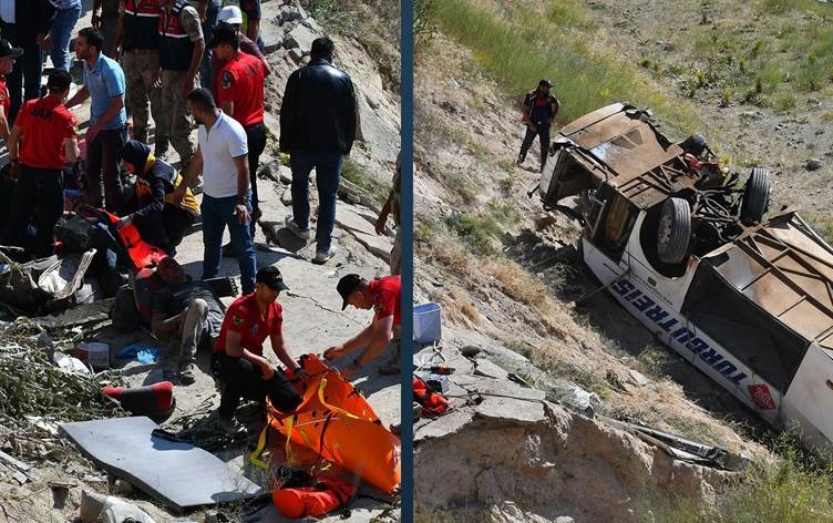 Li Qersê otobusek ji kendal ket: 7 kes mirin, 22 kes jî birîndar in