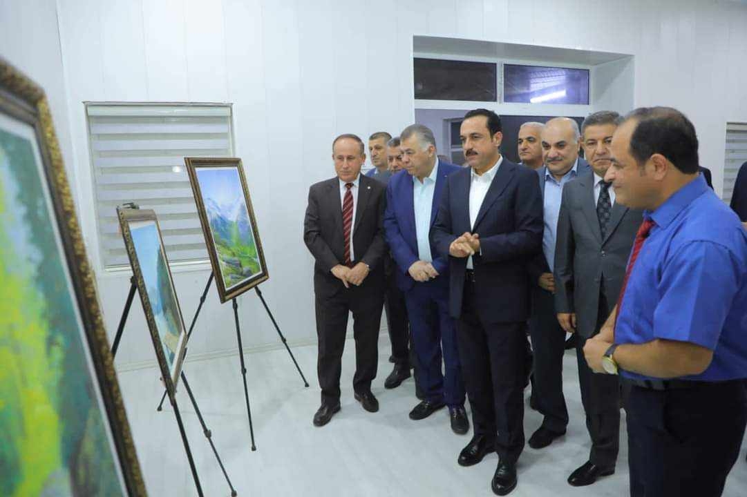 پێشانگای شێوەکاری بۆ هونەرمەند ڕەزوان قادر کرایەوە