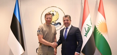 ئەمڕۆ، هاننۆ پیكڤۆر، وەزیری بەرگریی ئیستۆنیا بە سەردانێك گەیشتە هەولێر