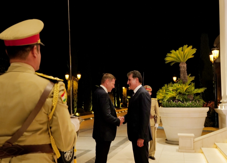 سه‌رۆكى هه‌رێمى كوردستان و وه‌زيرى به‌رگريى ئيستۆنيا كۆبوونه‌وه‌