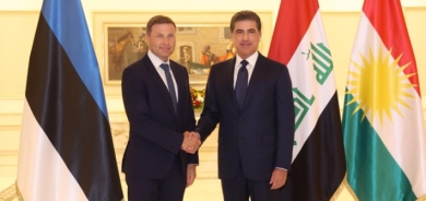 Serokê Herêma Kurdistanê û Wezîrê Berevaniya Estonya civiyan