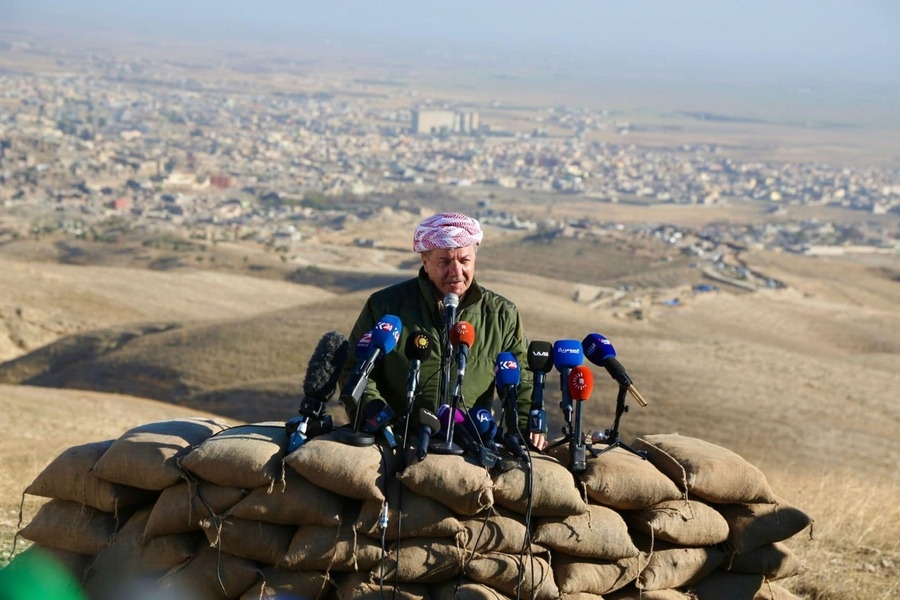 Serok Barzanî: Heta kengî pêşiya cîhbicîh kirina rêkeftina Şingalê tê girtin