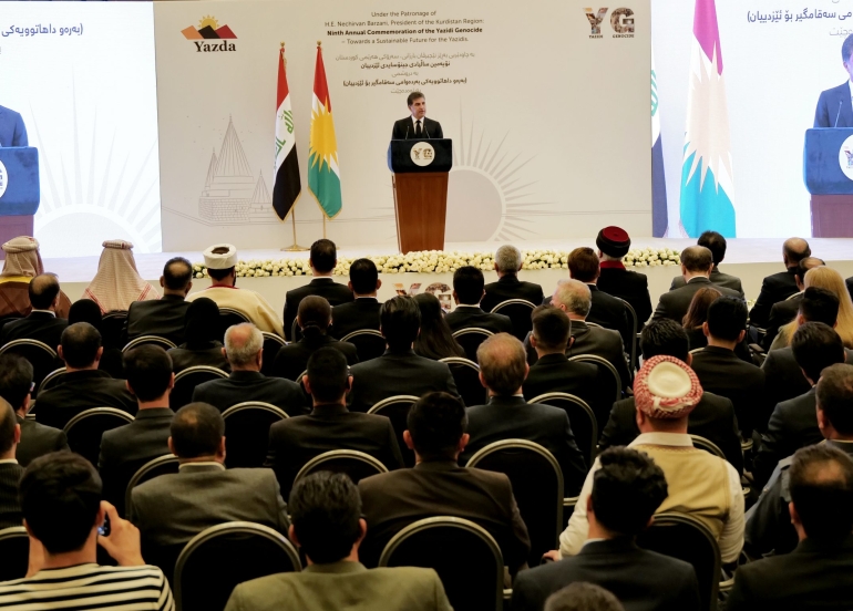 سه‌رۆك نێچيرڤان بارزانى: ده‌بێ چاره‌سه‌رى خێراى كرده‌يى بۆ دۆخى ئێزدييان ‏هه‌بێت