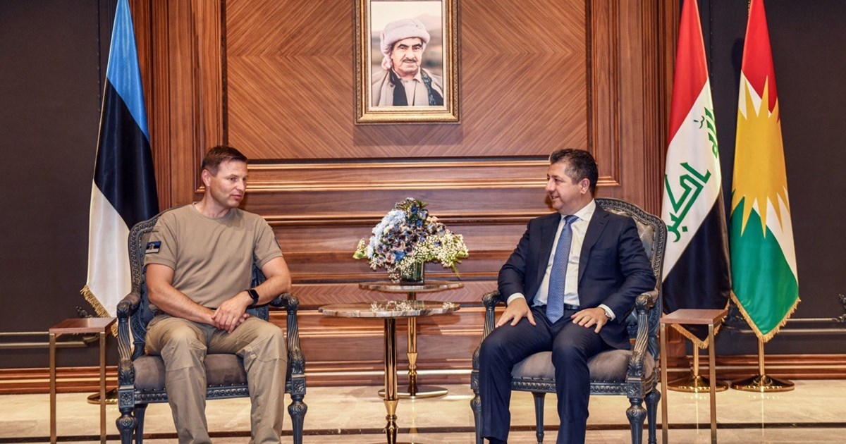 Kurdistan Leaders Meet Estonian Defense Minister to Fight Terrorism
