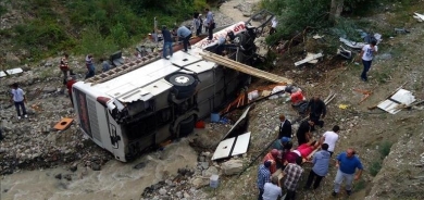 بەهۆی وەرگەڕانی پاسێك لە مەکسیک 18 کۆچبەرگیانیان لەدەستدا