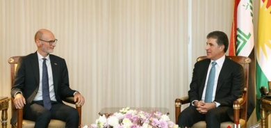 سه‌رۆكى هه‌رێمى كوردستان، پێشوازى له‌ باڵيۆزى نوێى به‌ريتانيا كرد