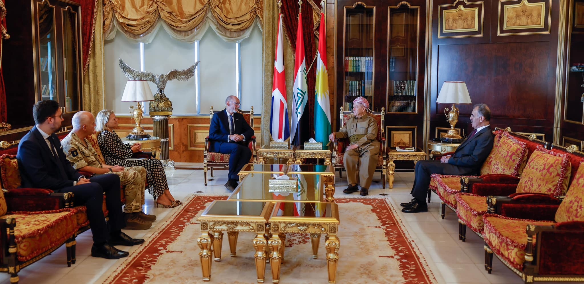 President Barzani Welcomes New British Ambassador to Iraq in Diplomatic Exchange
