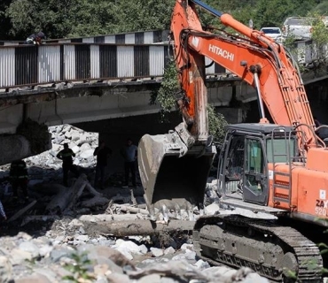 ژمارەی قوربانیانی زەوی لەرزین لە جۆرجیا گەیشتە ٢١ کەس