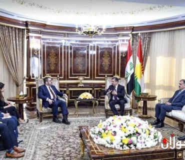 سەرۆکی حکوومەتی هەرێمی کوردستان پێشوازیی لە هەڵسوڕێنەری باڵوێزخانەی ئەمریکا لە عێراق کرد و چەند پرسێکیان تاوتوێکرد.