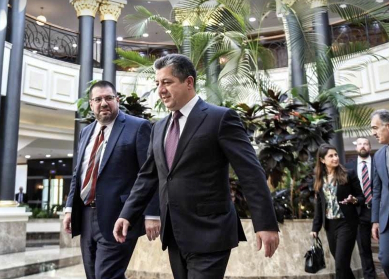 سەرۆکی حکوومەتی هەرێمی کوردستان پێشوازیی لە هەڵسوڕێنەری باڵوێزخانەی ئەمریکا لە عێراق کرد و چەند پرسێکیان تاوتوێکرد.