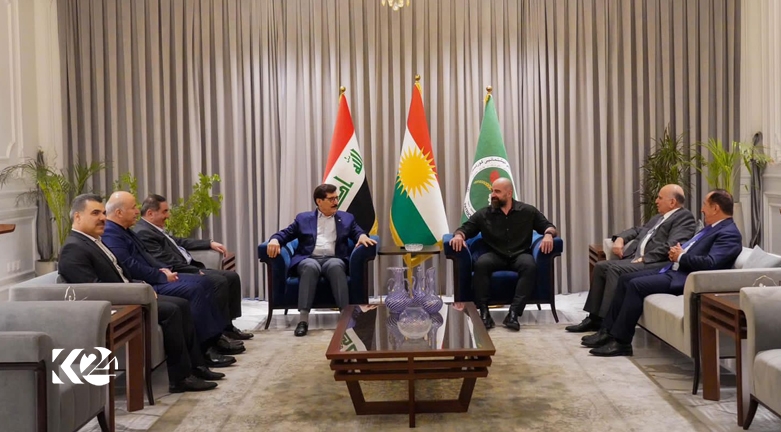 Şanda PDKê li Bexdayê ligel Bafil Talebanî civiya