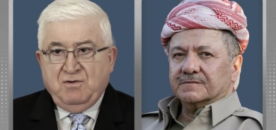 الرئيس بارزاني يعزّي فؤاد معصوم بوفاة زوجته