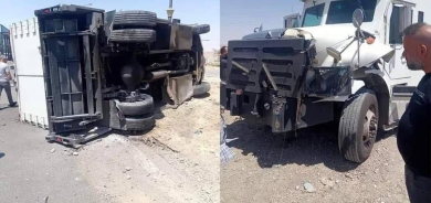 مصرف إقليم كوردستان المركزي ينأى بنفسه عن مركبة مليئة بالنقود تعرضت للانقلاب: لا علاقة لنا بها