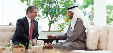 KRG Prime Minister and UAE President Meet in Abu Dhabi