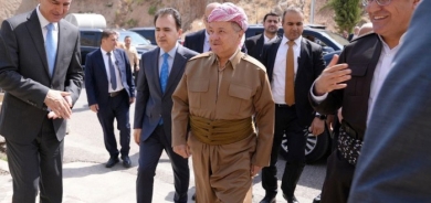 Serok Barzanî gehêşte Amêdiyê