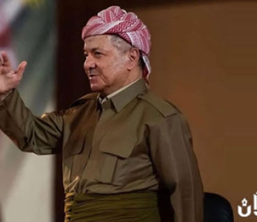 سەرۆک بارزانی قەڵغانێکی پۆڵایینی پاراستنی نەتەوە و نیشتیمان