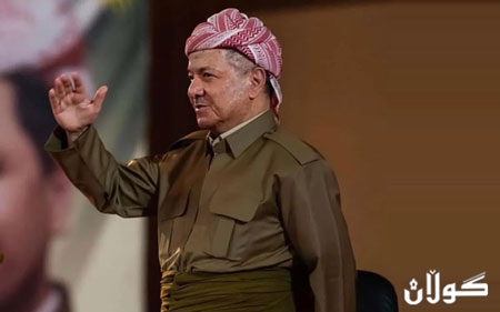 سەرۆک بارزانی قەڵغانێکی پۆڵایینی پاراستنی نەتەوە و نیشتیمان