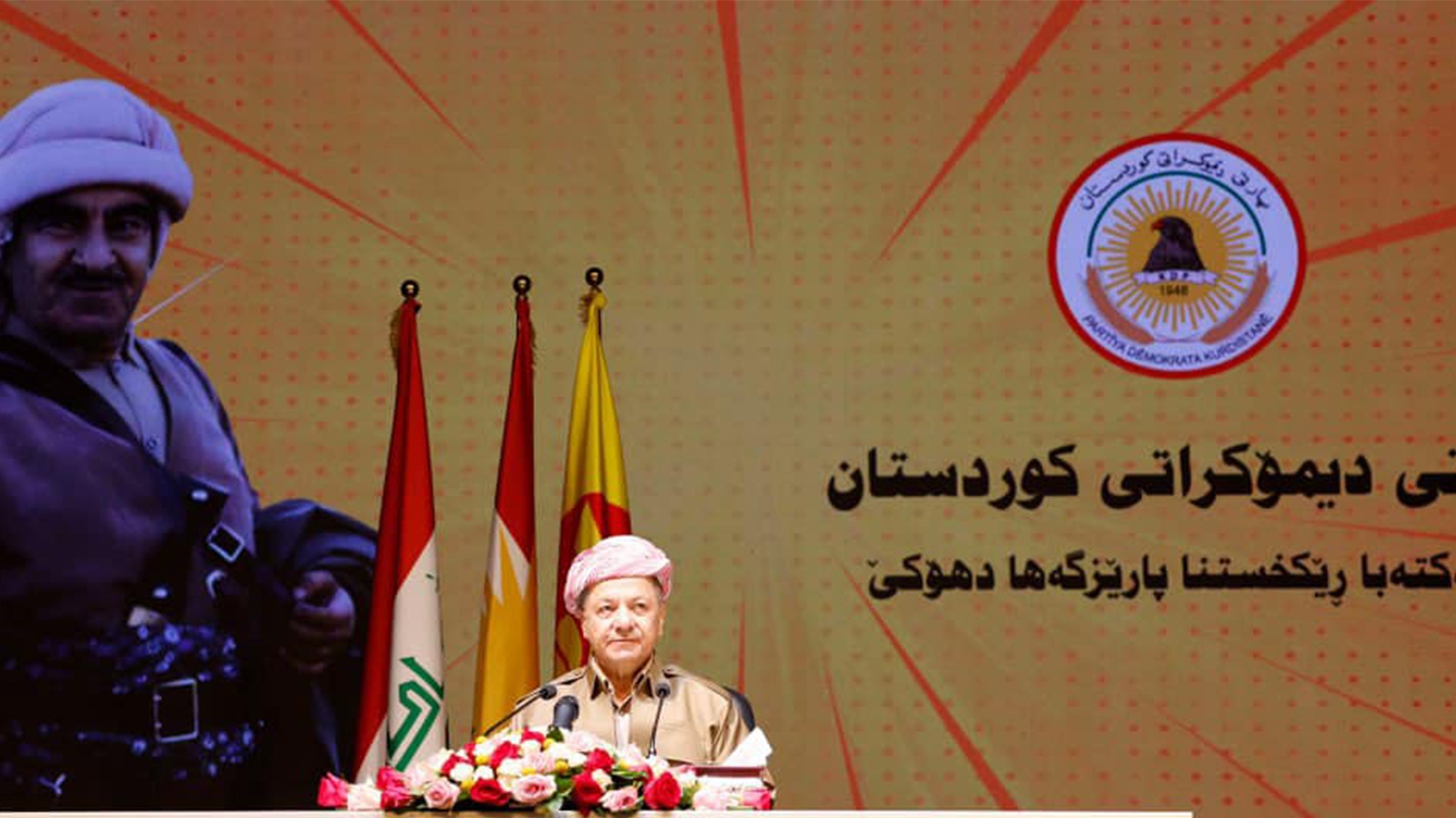 الرئيس بارزاني يلتقي بالمنظمات الحزبية للديمقراطي الكوردستاني في بادينان