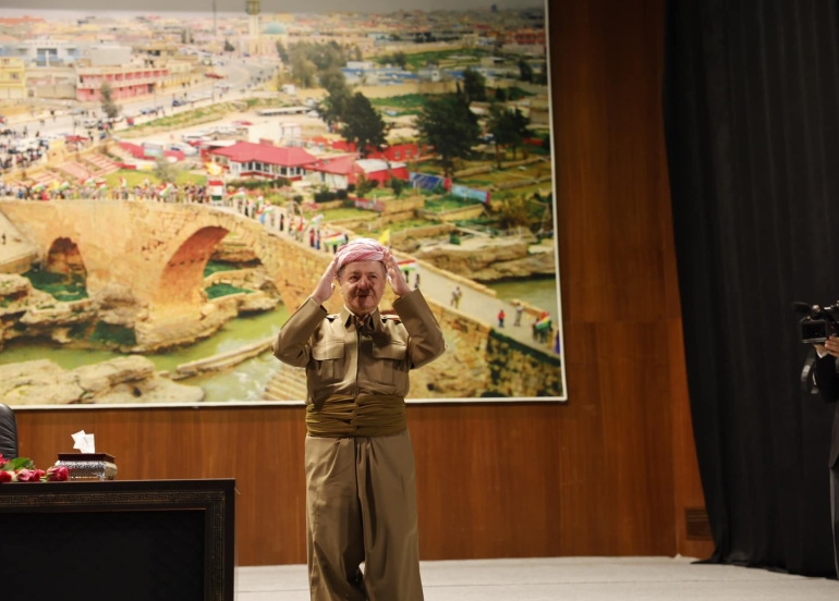 سەرۆك بارزانی لەگەڵ چینوتوێژەكانی سنووری ئیدارەی سەربەخۆی زاخۆ كۆبۆوە