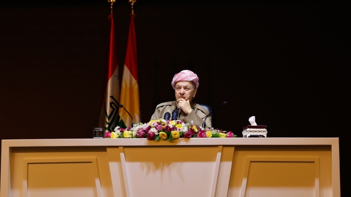 Serok Barzanî ligel mela û kesayet û rûspiyên Duhokê civiya