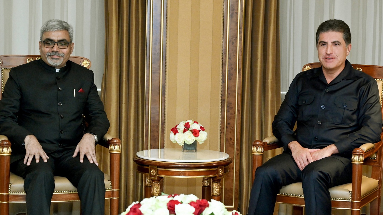 رئيس إقليم كوردستان يستقبل القنصل العام الهندي الجديد