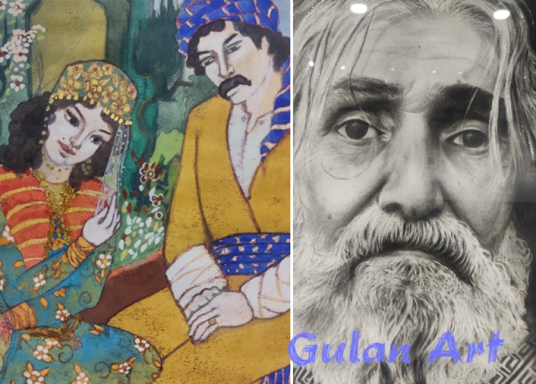 لە شاری هەولێر پێشانگەیەكی شێوەكاری كرایەوە