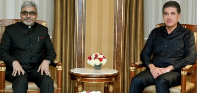 Serokê Herêma Kurdistanê pêşwazî li Konsulê nû yê Hindistanê kir