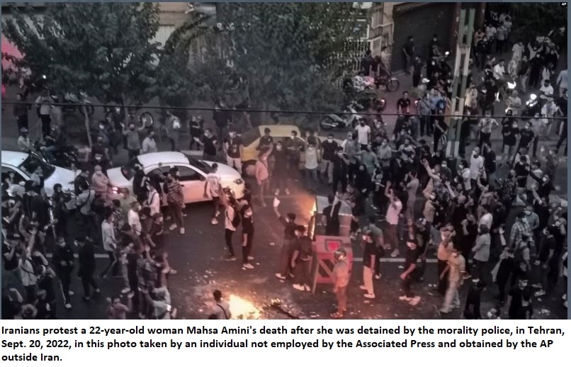 Iran Sentences 8 to Prison Over Paramilitary's Death During Last Year's Nationwide Protests