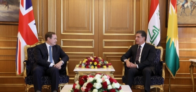 سه‌رۆكى هه‌رێمى كوردستان له‌گه‌ڵ وه‌زيرى ده‌وڵه‌تى به‌ريتانيا بۆ كاروبارى ئاسايش كۆبووه‌وه‌