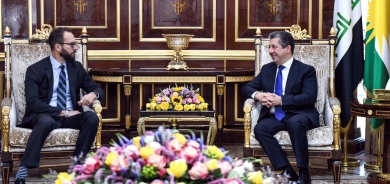 Mesrûr Barzanî ligel Konsulê Giştî yê nû yê Amerîkayê li Herêma Kurdistanê civiya