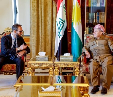 سەرۆک بارزانی پێشوازیی لە كونسوڵی نوێی ئەمریكا کرد