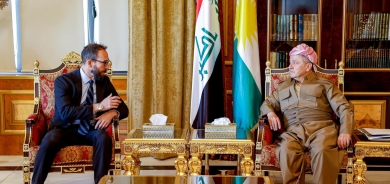 الرئيس بارزاني يستقبل القنصل العام الأمريكي الجديد لدى الإقليم