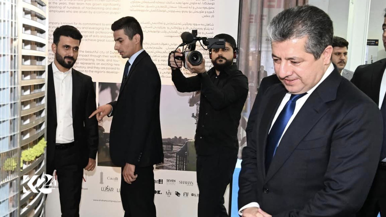 Serokwezîr Mesrûr Barzanî serdana Pêşangeha Xanî û Avahiyan a li Hewlêrê kir