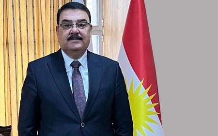 جەودەت نەجاڕ  بەرپرسی بەشی پێكهاتە نەتەوەیی و ئایینییەكانی هەرێمی كوردستان لە بارەگای بارزانی بۆ گوڵان:  بارەگای بارزانی چەترێكە بۆ كۆكردنەوەی پێكهاتەكانی هەرێمی كوردستان تاوەكو بە ئاسوودەیی بژین و بە مافەكانی خۆیان بگەن