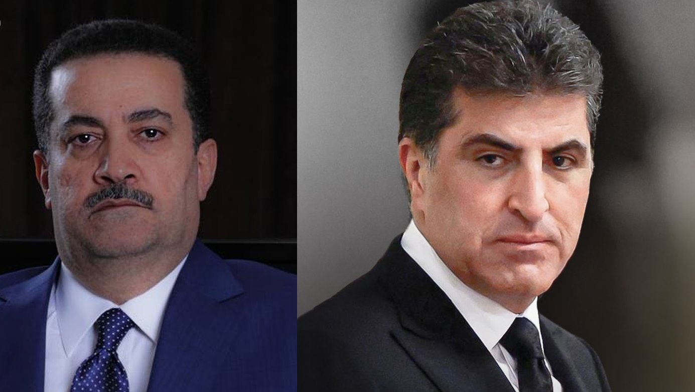 نيجيرفان بارزاني والسوداني يبحثان آخر تطورات الوضع الأمني في كركوك