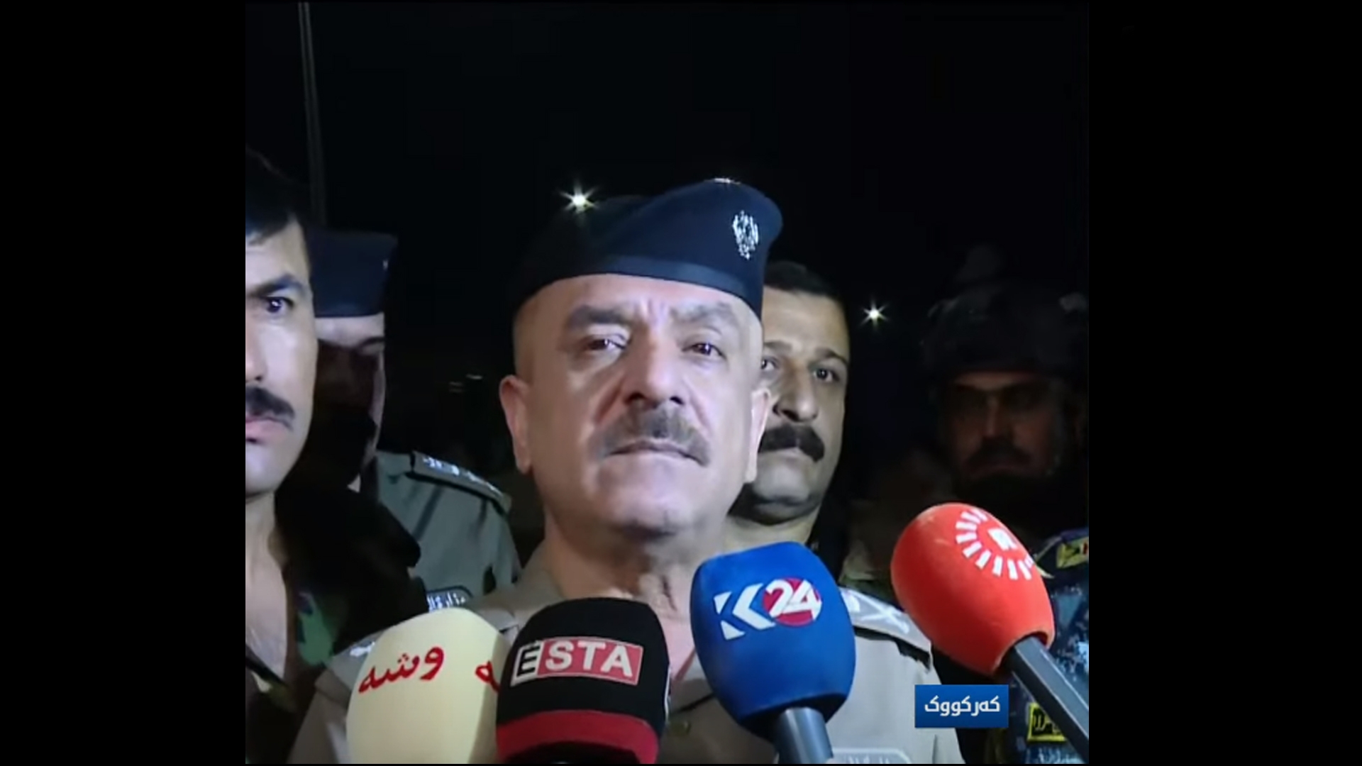 Polîsa Kerkûkê: Kesên ku teqe li xwepêşanderan kirine, dê lêpirsîn bi wan re bê kirin