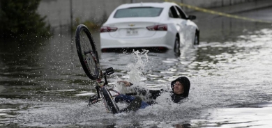 بەهۆی بارانبارینی بەخوڕ لافاو لە لاس ڤێگاس ڕوویدا