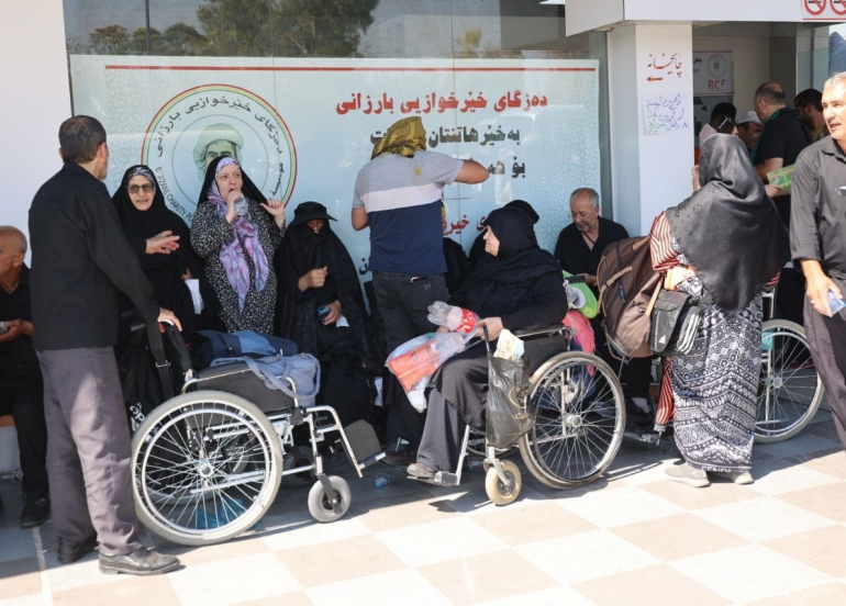 زيارەتكاران سوپاسی دەزگای خێرخوازیی بارزانی و حكومەت و خەڵكی كوردستان دەكەن