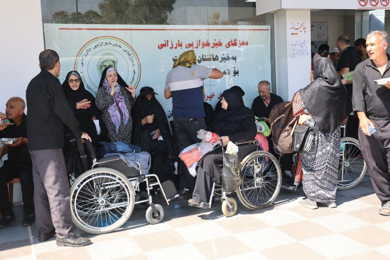 زيارەتكاران سوپاسی دەزگای خێرخوازیی بارزانی و حكومەت و خەڵكی كوردستان دەكەن