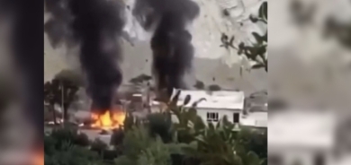 Firokeyeke Tirkiyê gundê Bokrîskanê yê li Binarê Qendîlê bombebaran kir