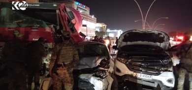 Li Hewlêrê barhilgirek li 14 otomobîlan qelibî