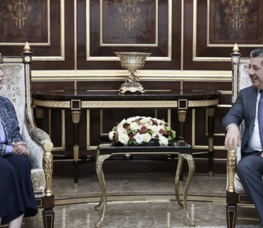 مەسرور بارزانی، سەرۆکی حکوومەتی هەرێمی کوردستان پێشوازیی لە سەفییە ئەلسوهەیل باڵوێزی عێراق لە عەرەبستانی سعوودی کرد.