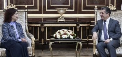 مەسرور بارزانی، سەرۆکی حکوومەتی هەرێمی کوردستان پێشوازیی لە سەفییە ئەلسوهەیل باڵوێزی عێراق لە عەرەبستانی سعوودی کرد.