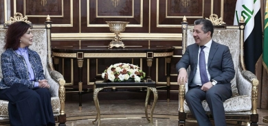 رئيس حكومة إقليم كوردستان يستقبل سفيرة العراق لدى السعودية