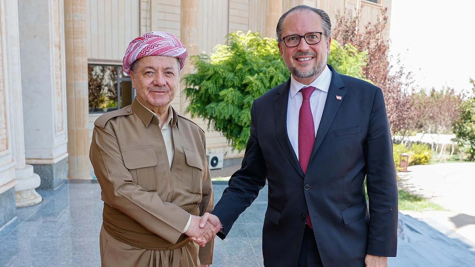 الرئيس بارزاني يستقبل وزير خارجية النمسا