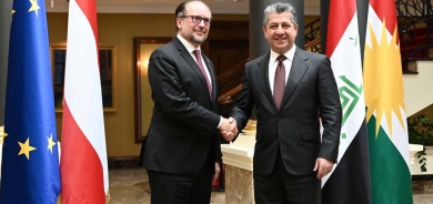 رئيس حكومة كوردستان يستقبل وزير خارجية النمسا