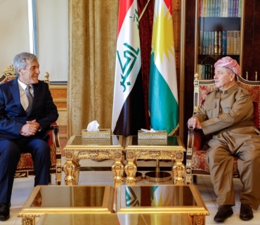 سەرۆک بارزانی پێشوازی لە شاندێکی پارتی سۆسیالیستی کوردستان دەکات