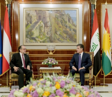 سه‌رۆك نێچيرڤان بارزانى له‌گه‌ڵ وه‌زيرى ده‌ره‌وه‌ى نه‌مسا كۆبووه‌وه‌‏