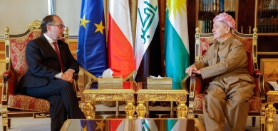 سەرۆک بارزانی پێشوازی لە وەزیری دەرەوەی نەمسا و شاندی یاوەری دەکات