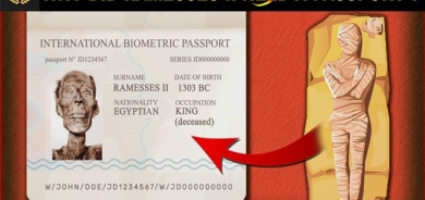 پاسپۆرتی فیرعەون بە مردوویی